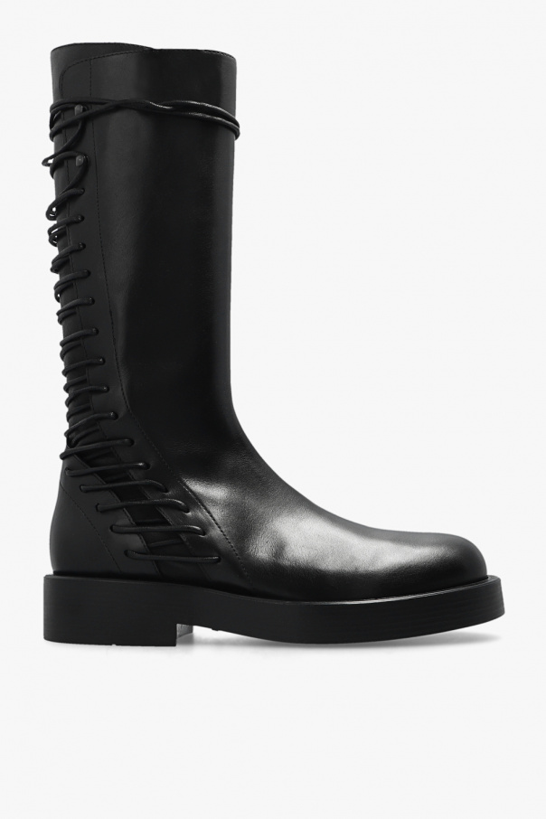 Zenith Wedge sneakers Black Louise boots Ann Demeulemeester SchaferandweinerShops MK